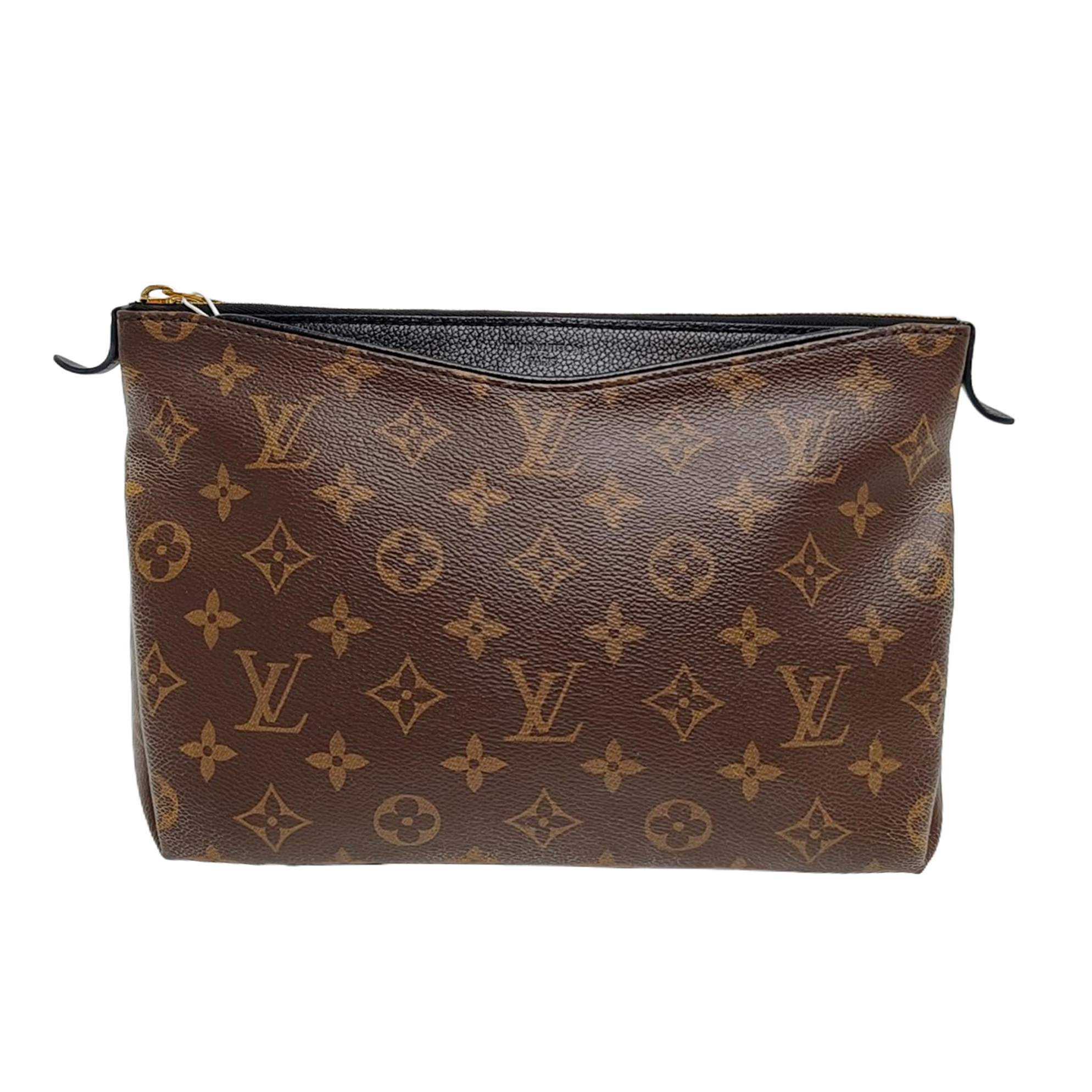 Authenticated pre-owned  Pallas Monogram Coated Canvas Brown - Clutch at Looply