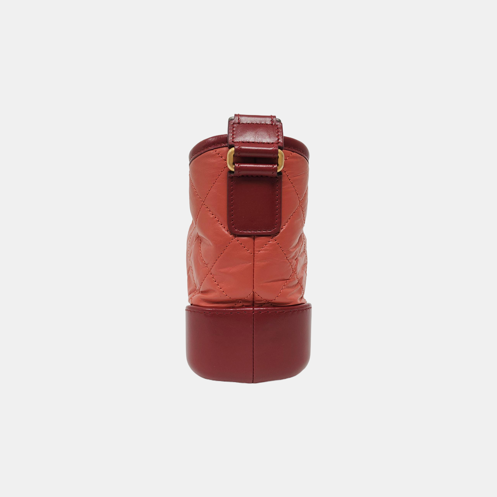 Authenticated pre-owned  Gabrielle Small Quilted Calfskin Burgundy - Shoulder Bag at Looply