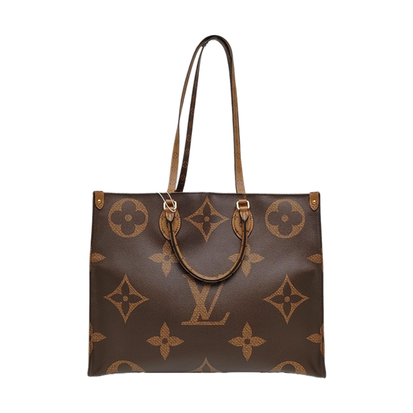 Authenticated pre-owned  Onthego GM Monogram Coated Canvas Brown - Shoulder Bag at Looply