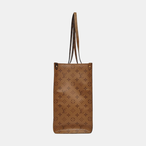 Authenticated pre-owned  Onthego GM Monogram Coated Canvas Brown - Shoulder Bag at Looply