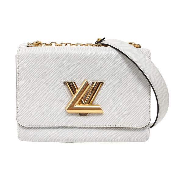 Authenticated pre-owned  Twist MM Epi White - Shoulder Bag at Looply