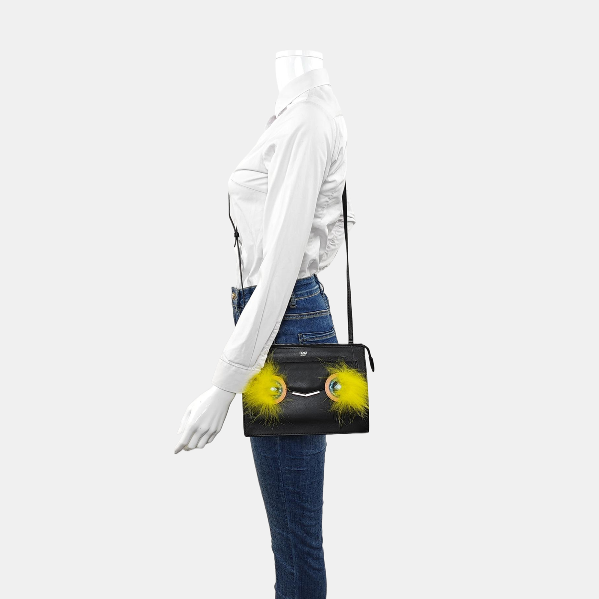 Calfskin Shoulder Bag Multicolor