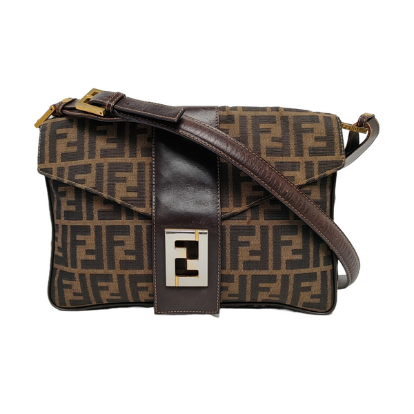 Canvas Shoulder Bag Brown