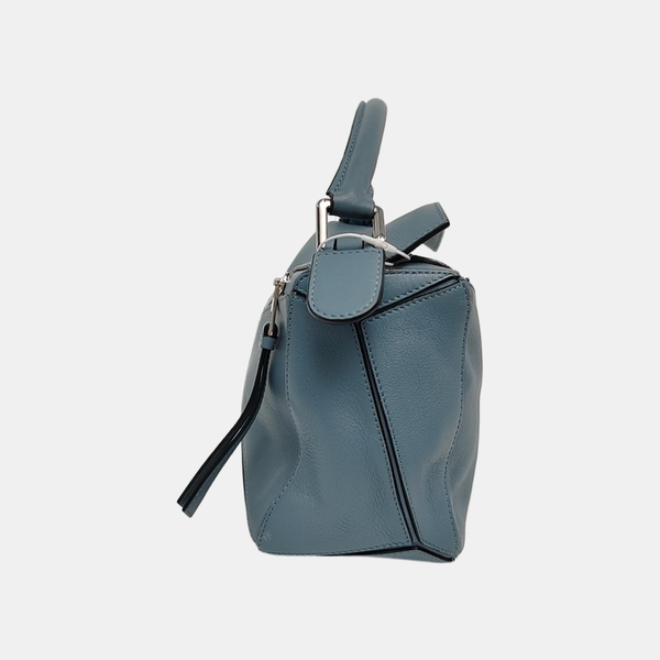 Authenticated pre-owned  Puzzle Small Calfskin Blue - Shoulder Bag at Looply