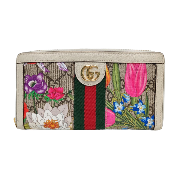Authenticated pre-owned  Ophidia Monogram Coated Canvas Beige Wallet - Wallet at Looply