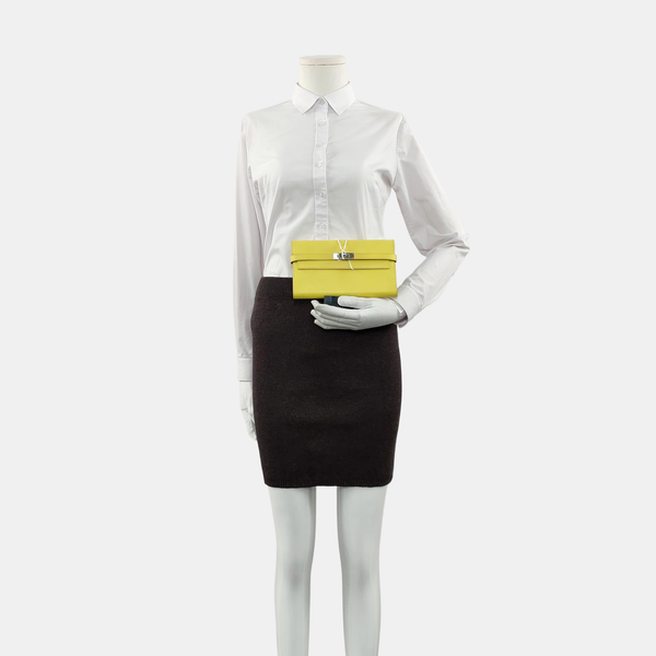 Authenticated pre-owned  Kelly Epsom Yellow Wallet - Wallet at Looply