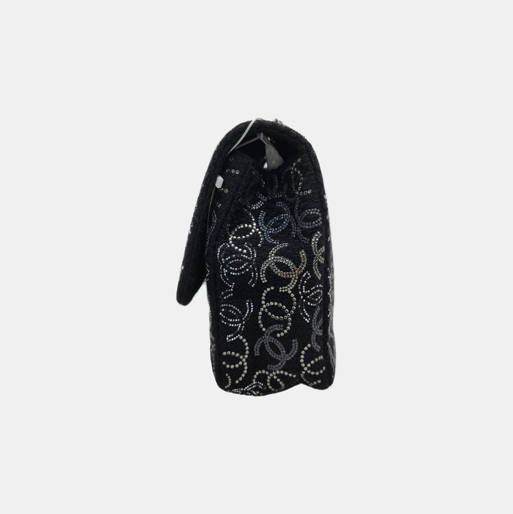 Authenticated pre-owned  Classic Flap Fabric Black - Shoulder Bag at Looply