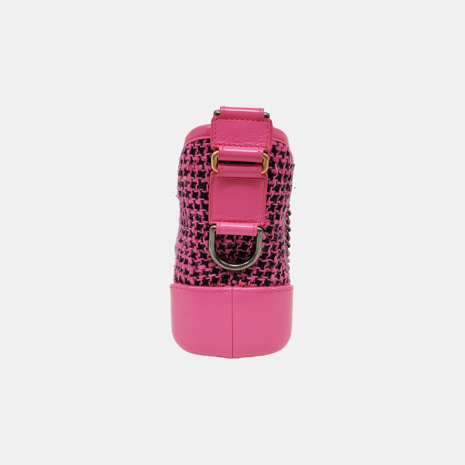 Authenticated pre-owned  Gabrielle Small Quilted Wool Pink - Shoulder Bag at Looply