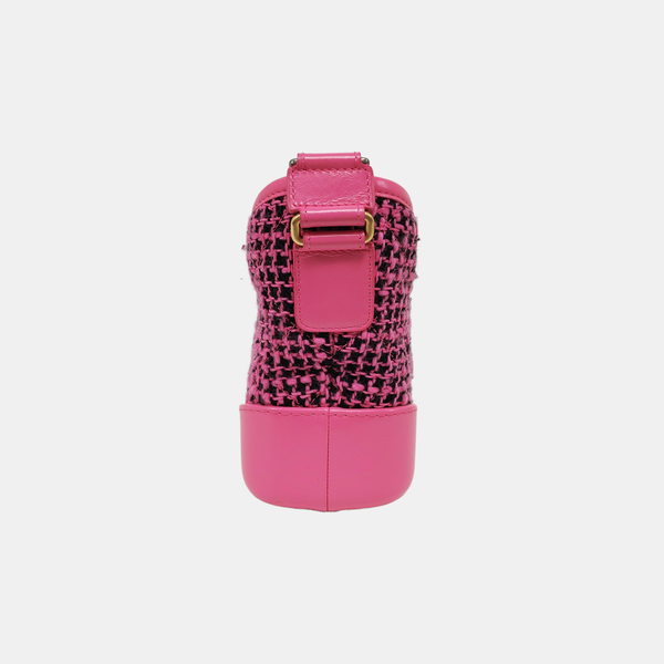 Authenticated pre-owned  Gabrielle Small Quilted Wool Pink - Shoulder Bag at Looply
