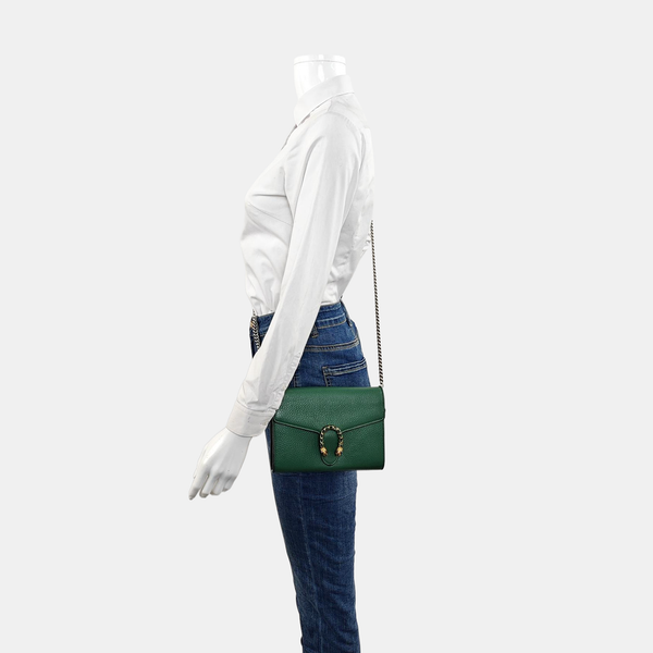 Authenticated pre-owned  Dionysus Mini Calfskin Green - Handbags at Looply
