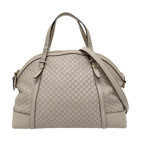 Authenticated pre-owned  Microguccissima Calfskin White - Shoulder Bag at Looply
