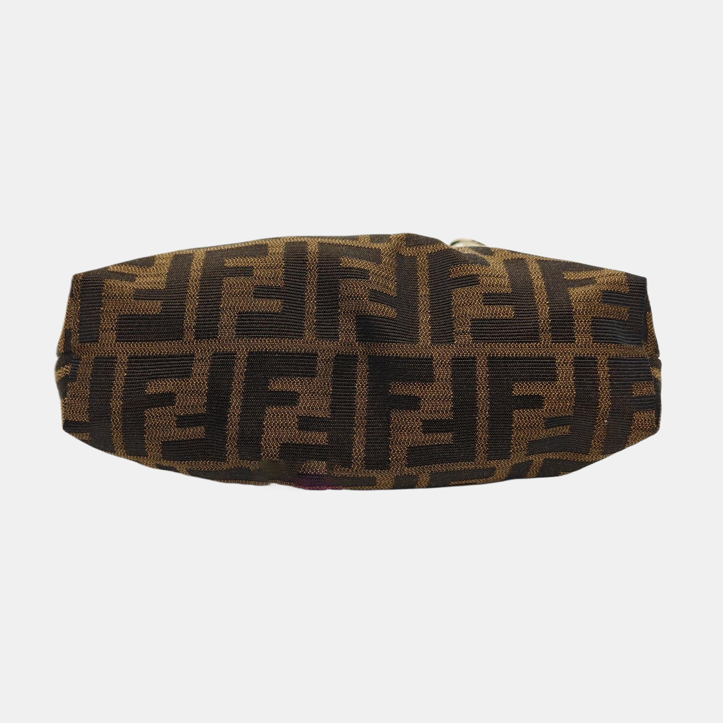 Fabric Top Handle Bag Brown