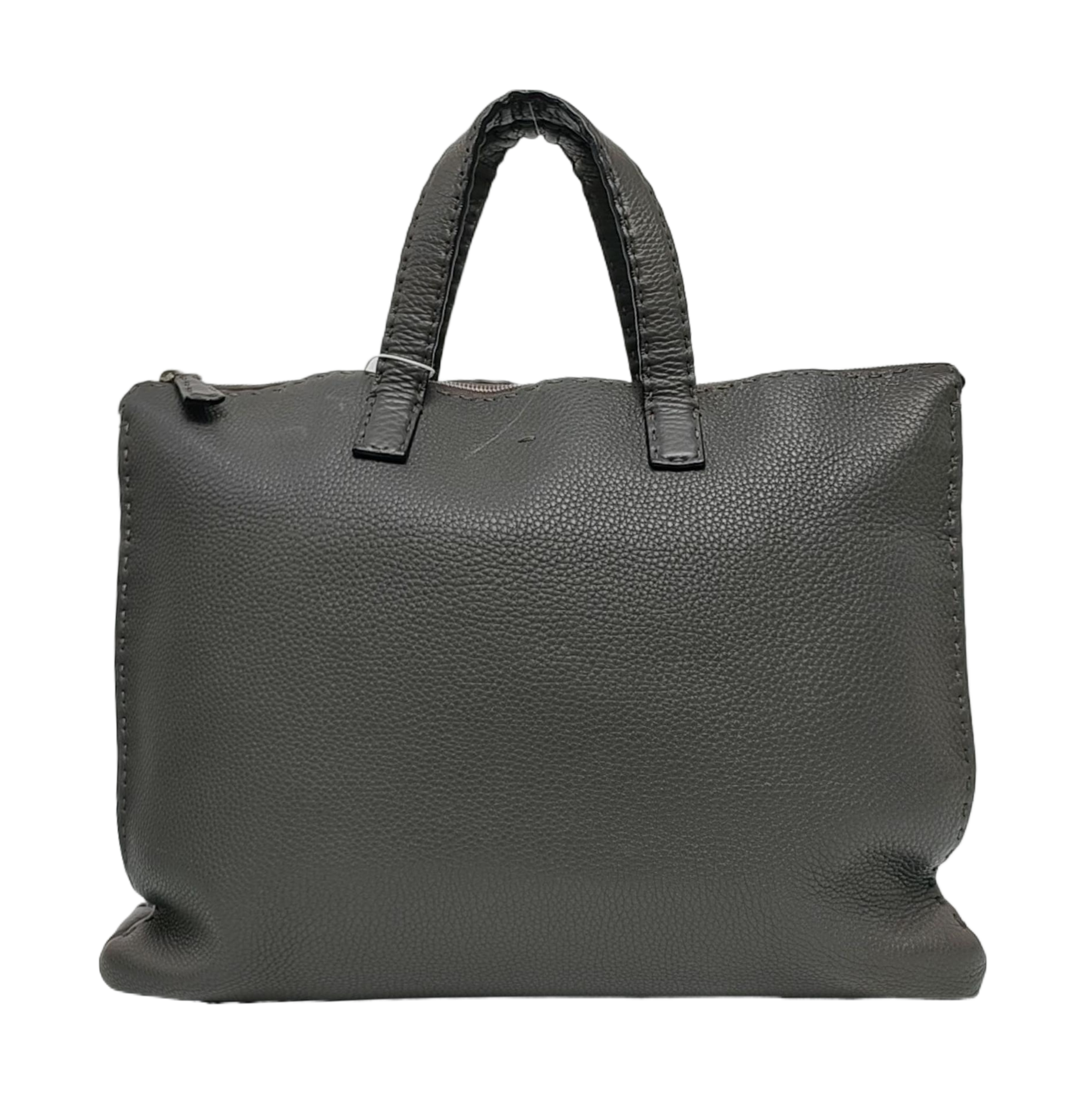 Calfskin Tote Bag Gray