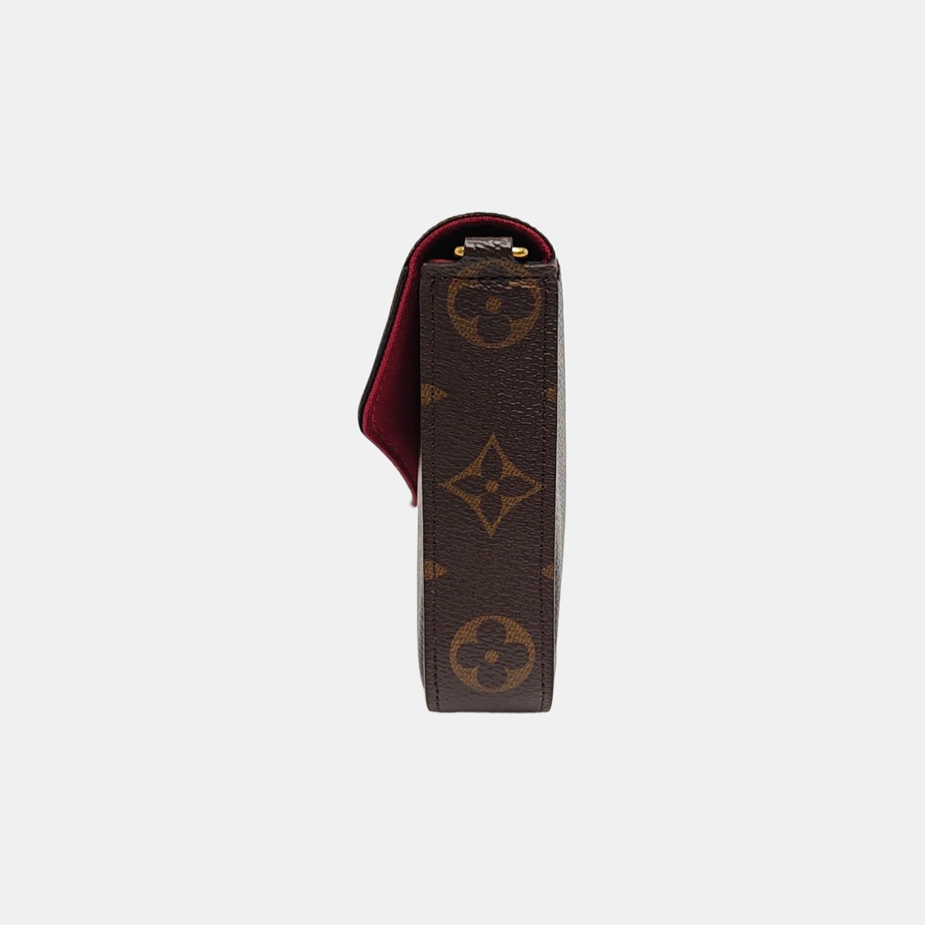 Authenticated pre-owned  Félicie Monogram Coated Canvas Brown - Shoulder Bag at Looply