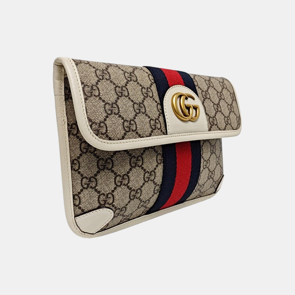 Authenticated pre-owned  Ophidia Monogram Coated Canvas Beige - Belt Bag at Looply