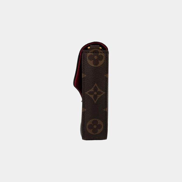 Authenticated pre-owned  Félicie Monogram Coated Canvas Brown - Shoulder Bag at Looply