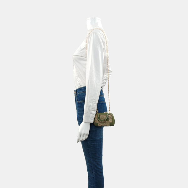 Authenticated pre-owned  Amazona Canvas Beige - Shoulder Bag at Looply