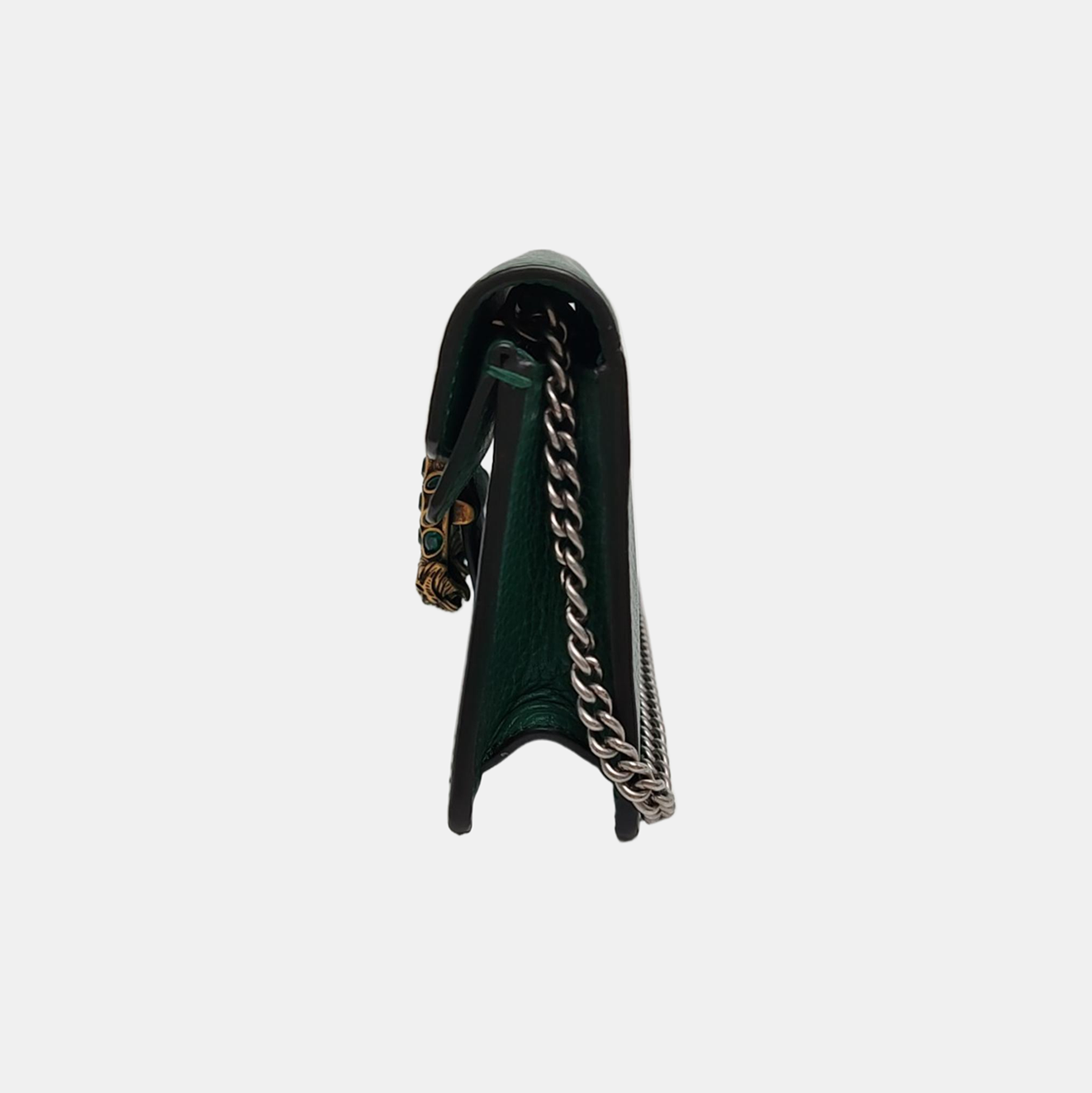 Authenticated pre-owned  Dionysus Super Mini Calfskin Green - Shoulder Bag at Looply