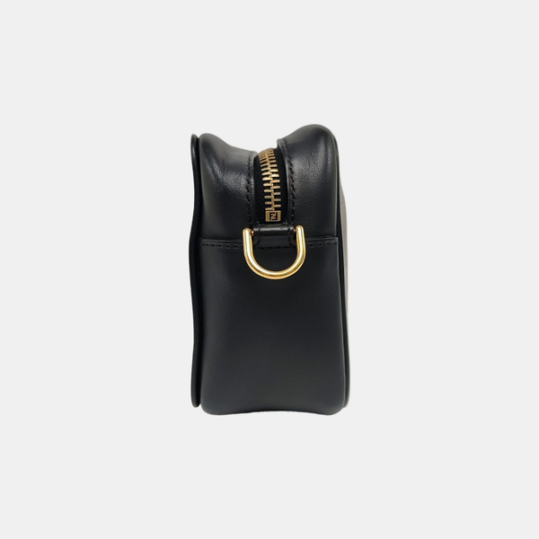 Coated Canvas Crossbody Bag Mini Brown