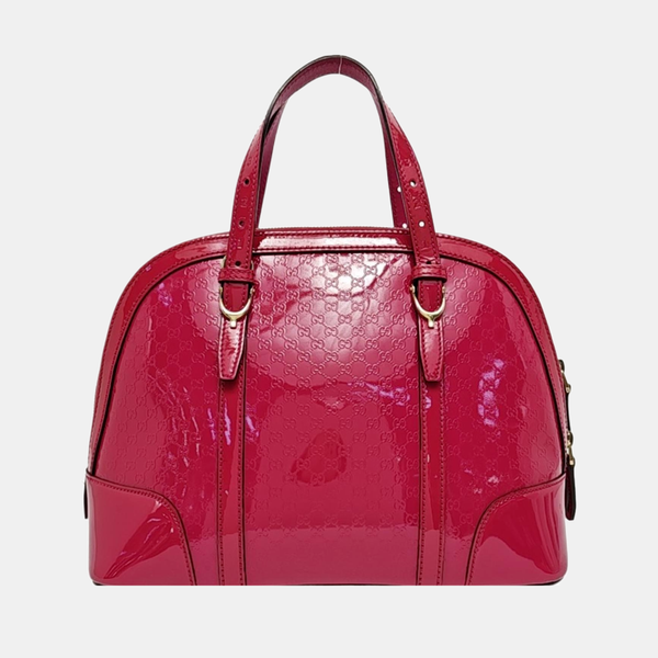 Authenticated pre-owned  Microguccissima Monogram Calfskin Pink - Top Handle Bag at Looply