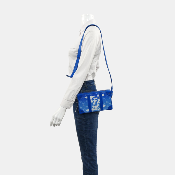 WALLET TRUNK Monogram Coated Canvas Blue