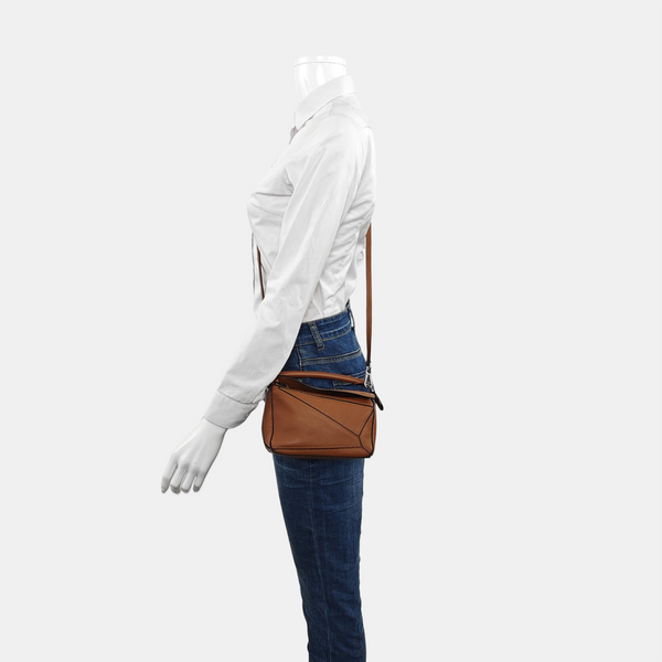 Puzzle Mini Calfskin Brown