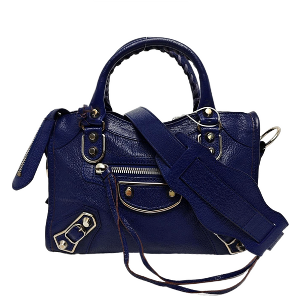 Classic Metallic Edge City Mini Lambskin Purple