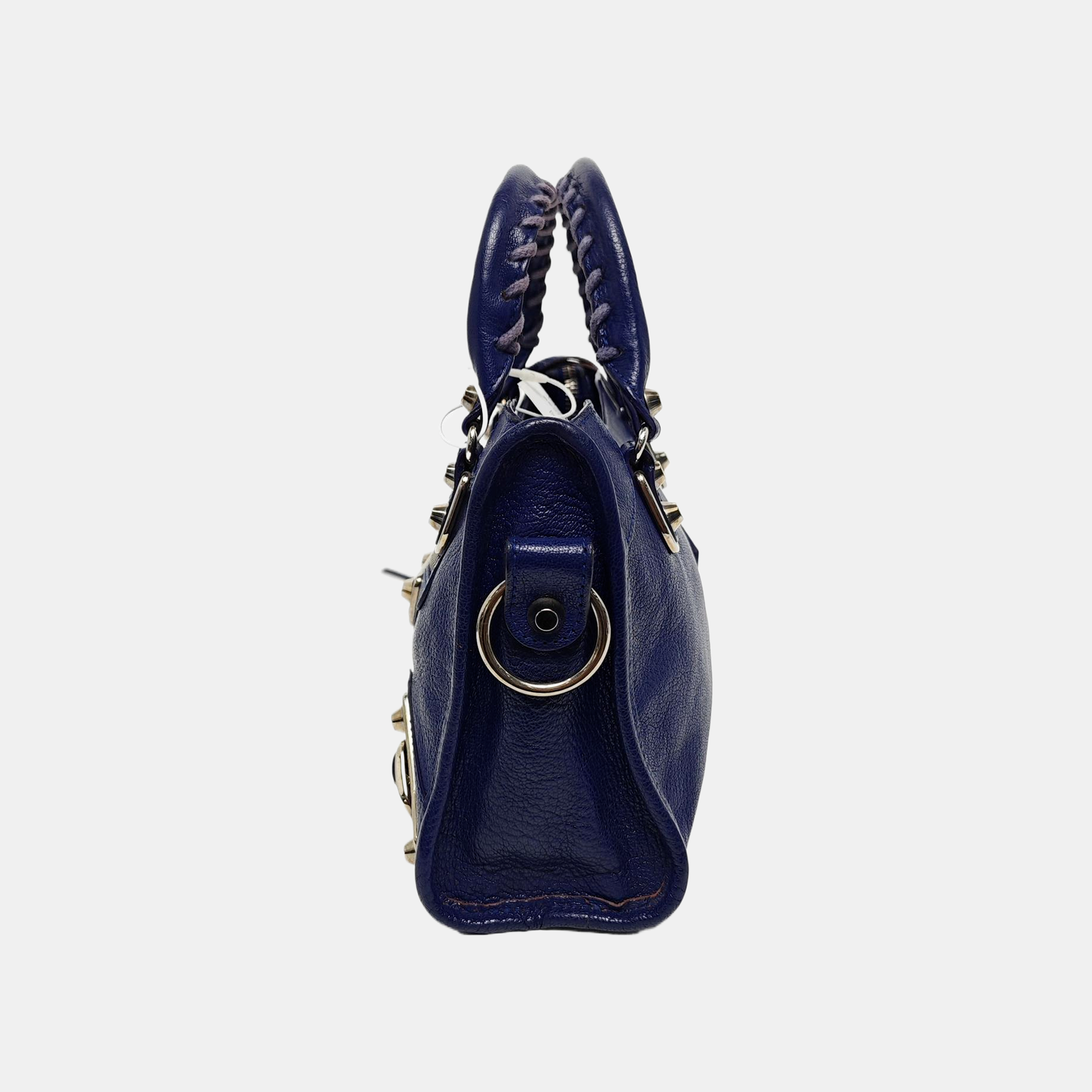 Classic Metallic Edge City Mini Lambskin Purple