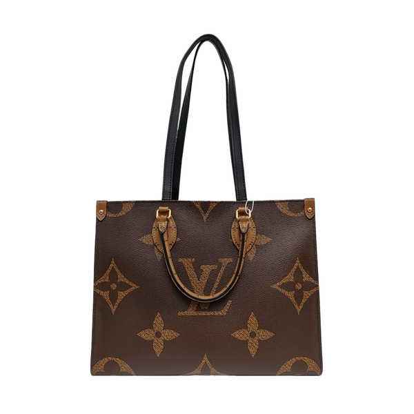 ONTHEGO MM Monogram Coated Canvas Brown