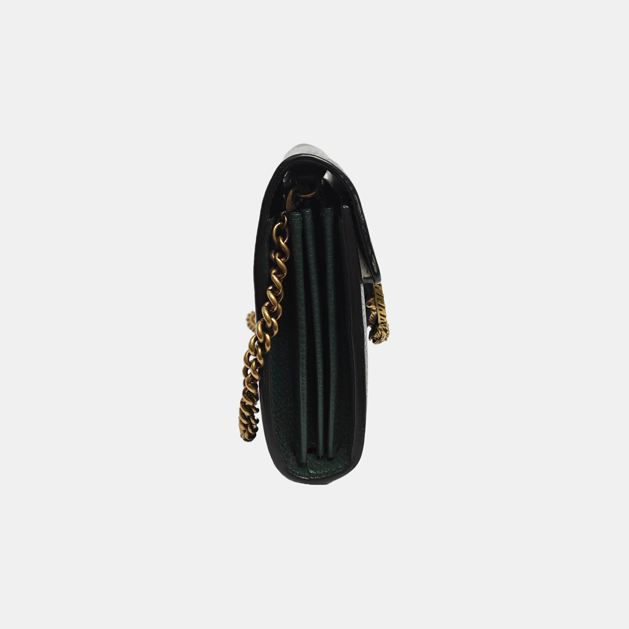 Authenticated pre-owned  Dionysus Super Mini Calfskin Green - Shoulder Bag at Looply