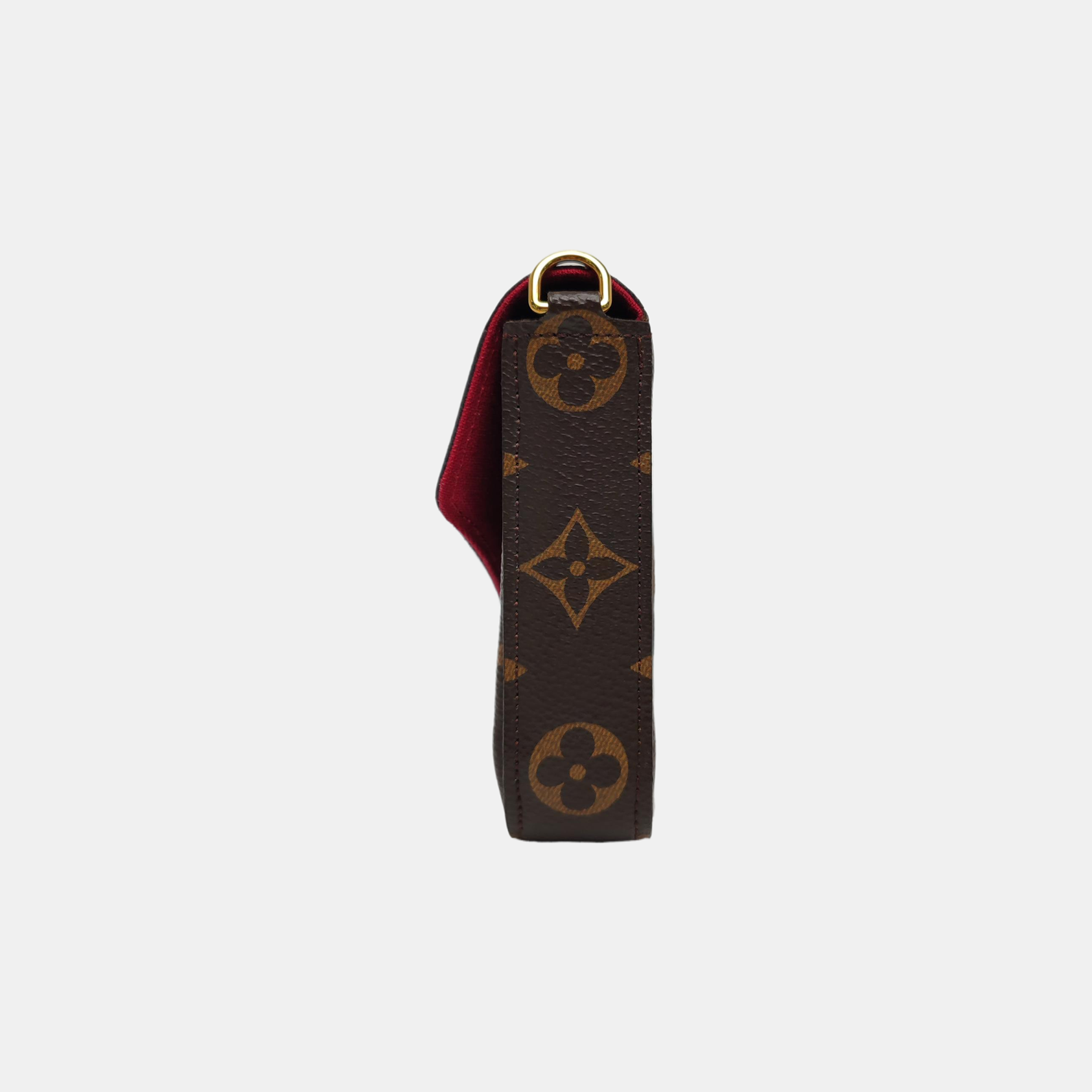 Authenticated pre-owned  Félicie Monogram Coated Canvas Brown - Crossbody Bag at Looply