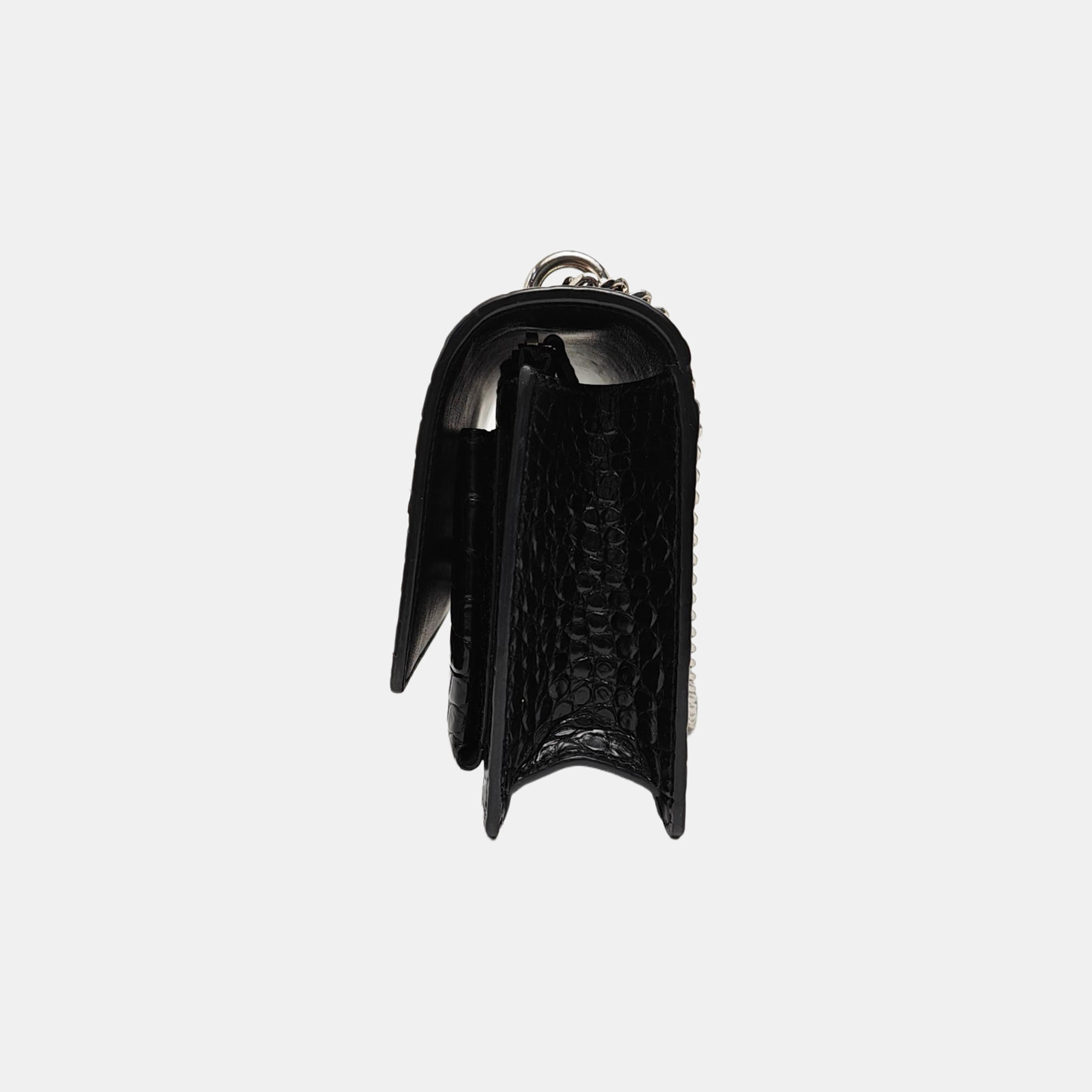 SUNSET Mini Calfskin Black