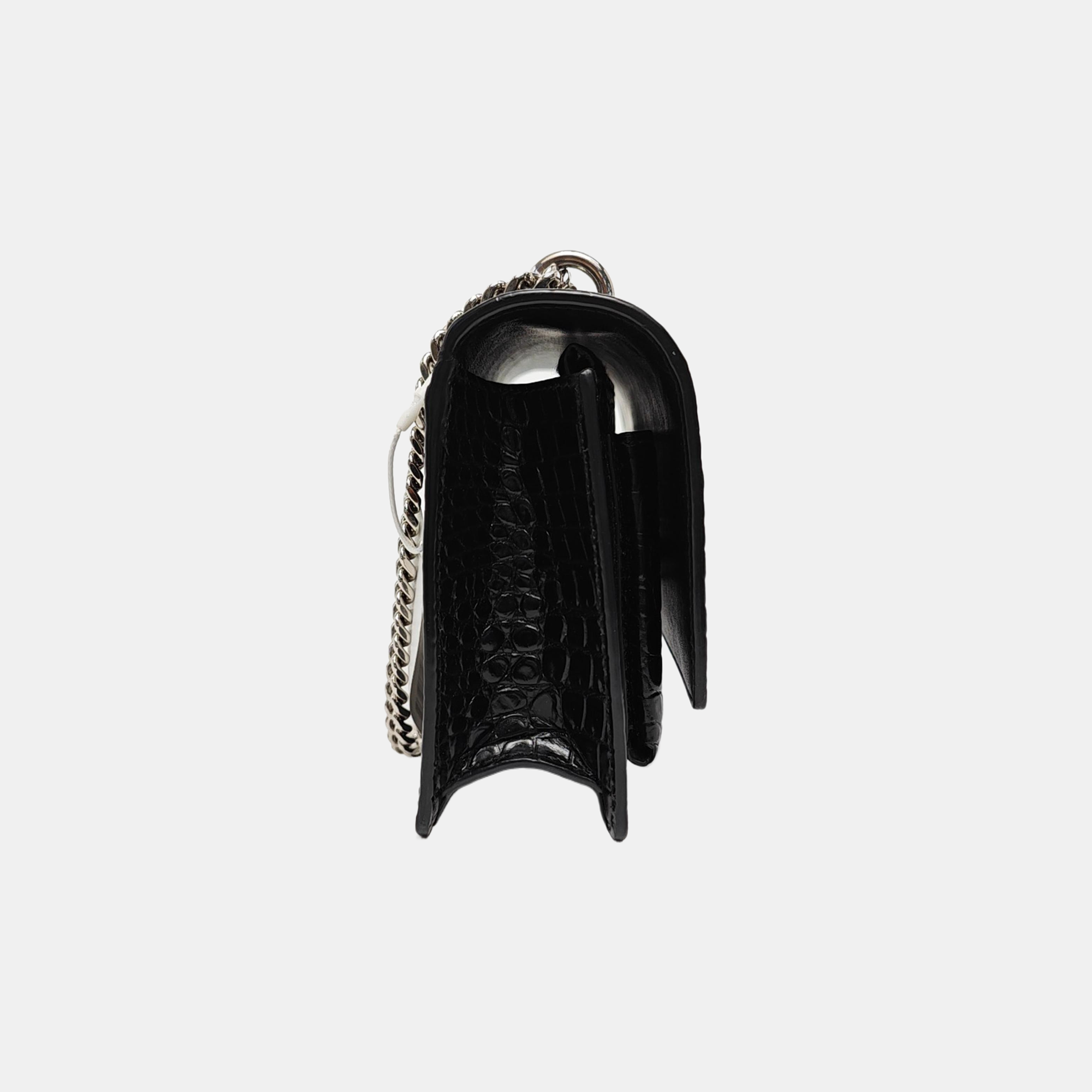 SUNSET Mini Calfskin Black