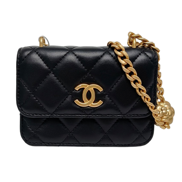 Quilted Lambskin Black