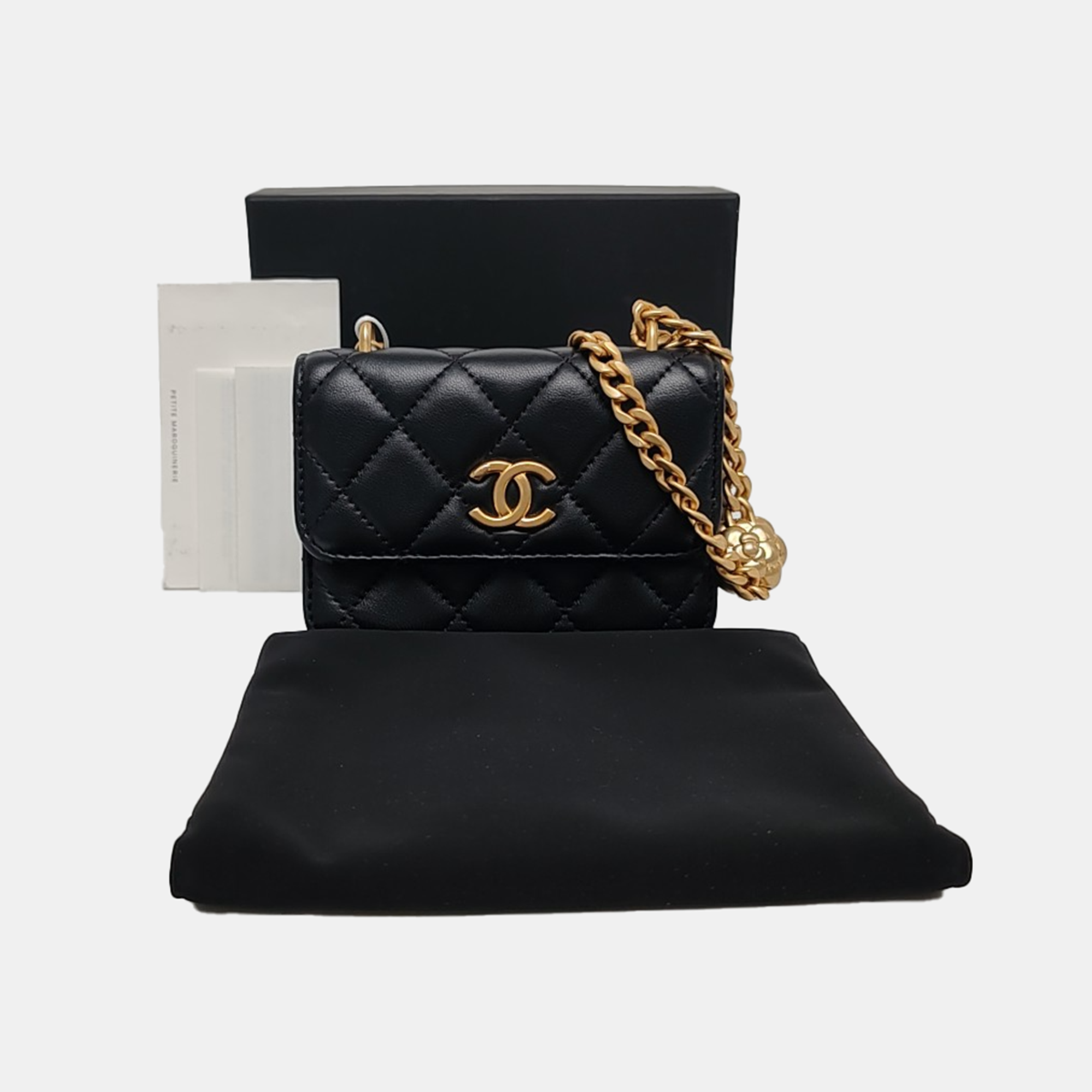 Quilted Lambskin Black