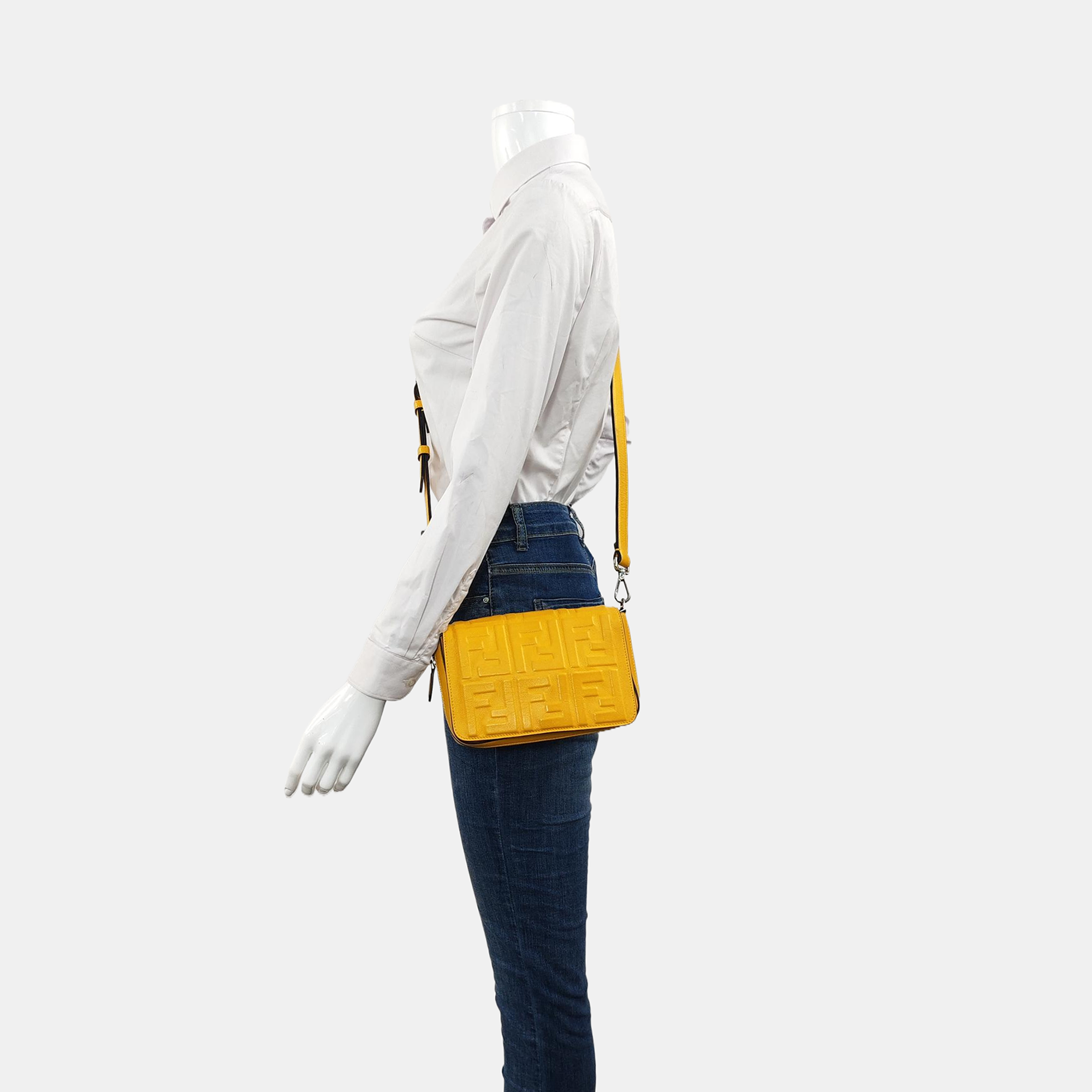 Lambskin Shoulder Bag Yellow
