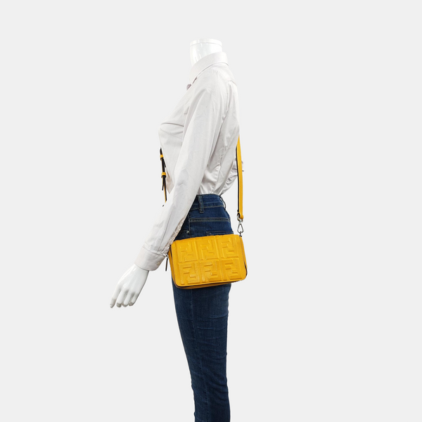 Lambskin Shoulder Bag Yellow
