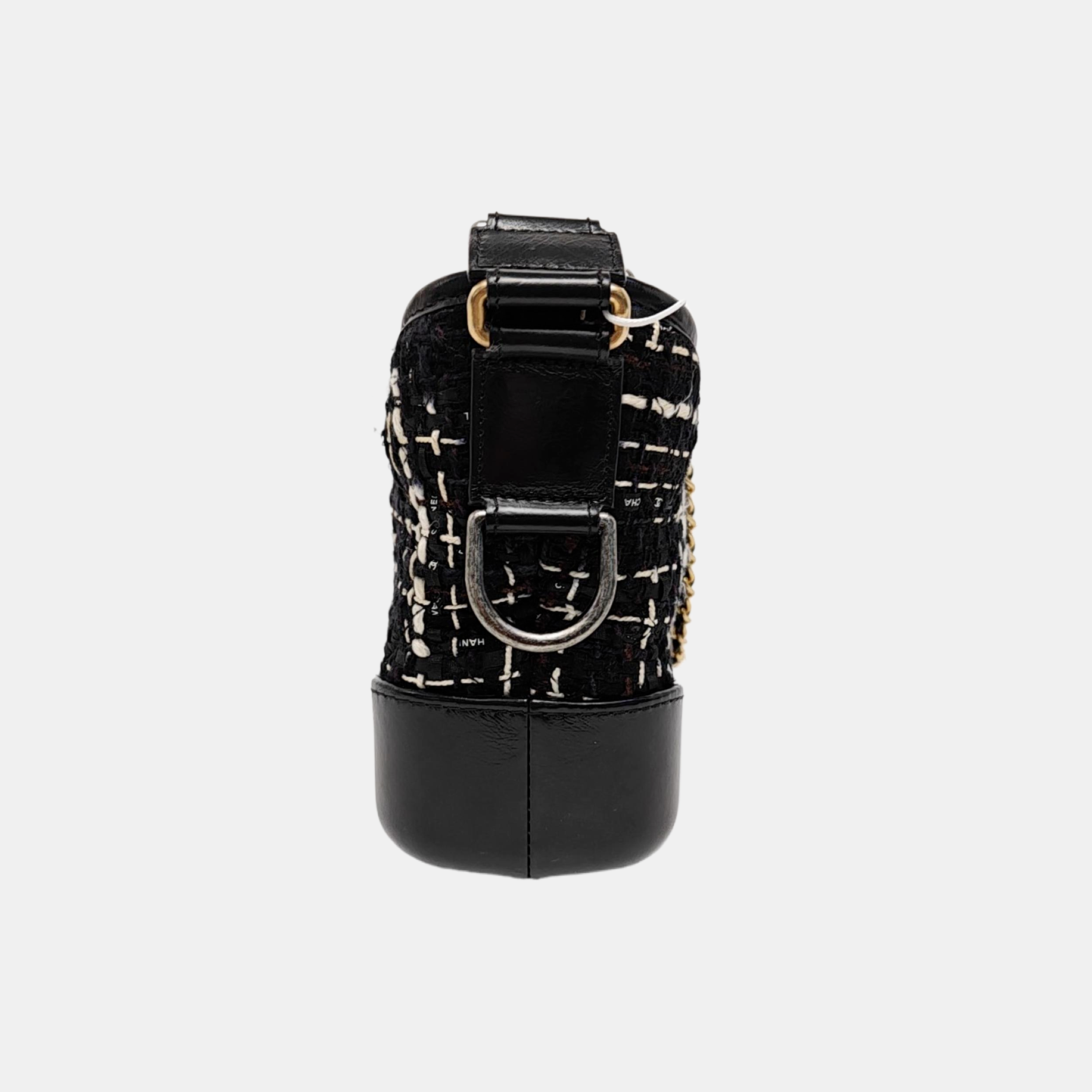 Authenticated pre-owned  Gabrielle Small Quilted Wool Black - Crossbody Bag at Looply