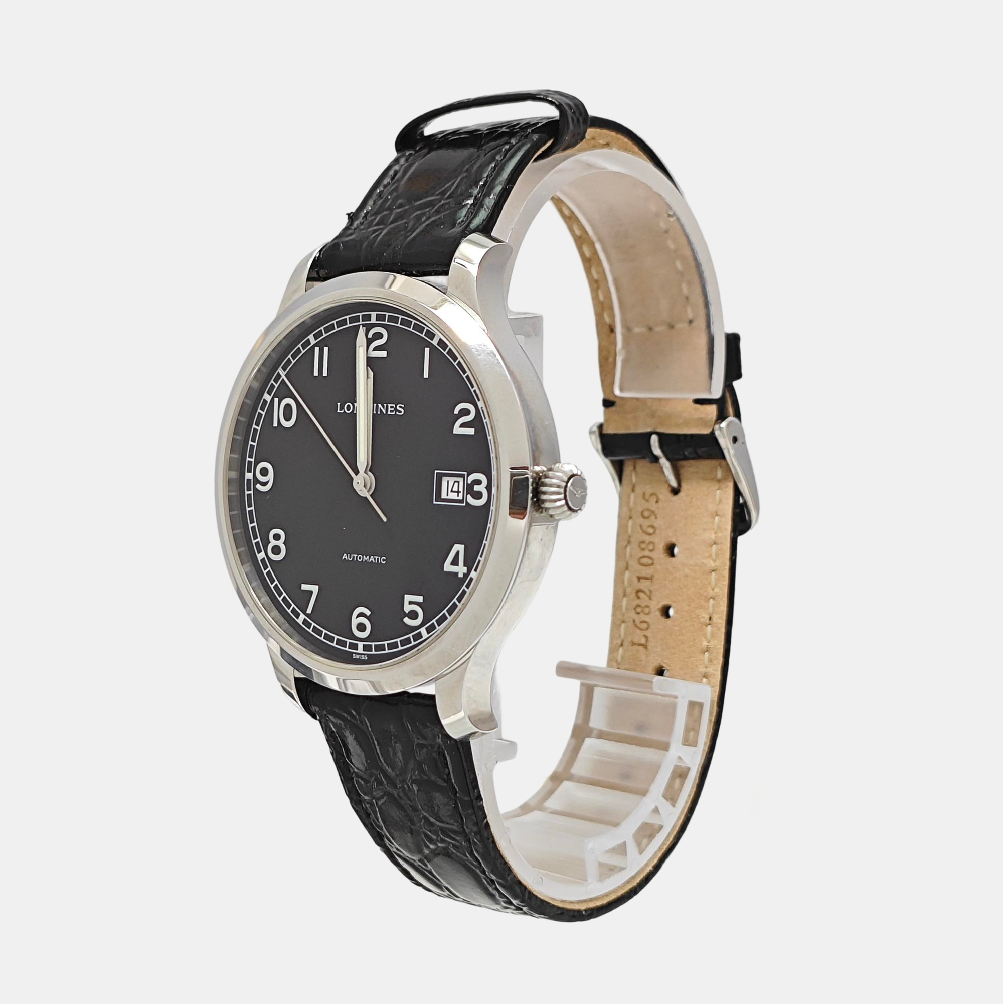 40mm Black Automatic Watch