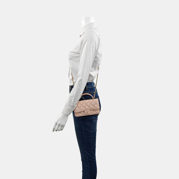 Quilted Lambskin Pink