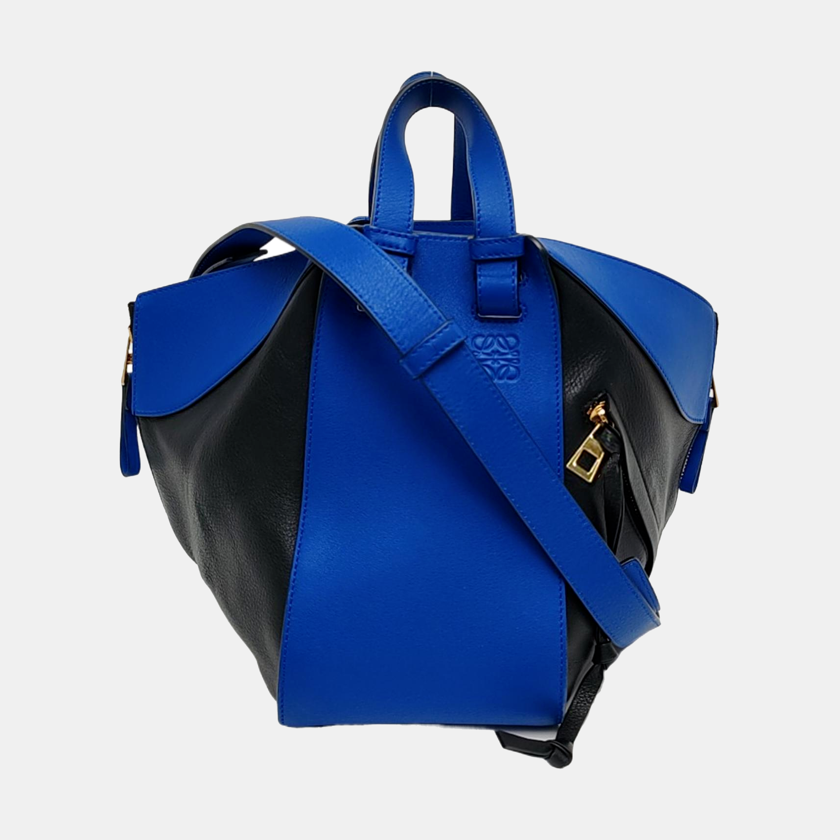 Authenticated pre-owned  Hammock Small Calfskin Blue - Shoulder Bag at Looply