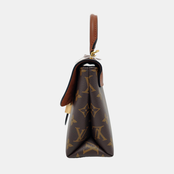 Authenticated pre-owned  Locky BB Monogram Coated Canvas Brown - Shoulder Bag at Looply