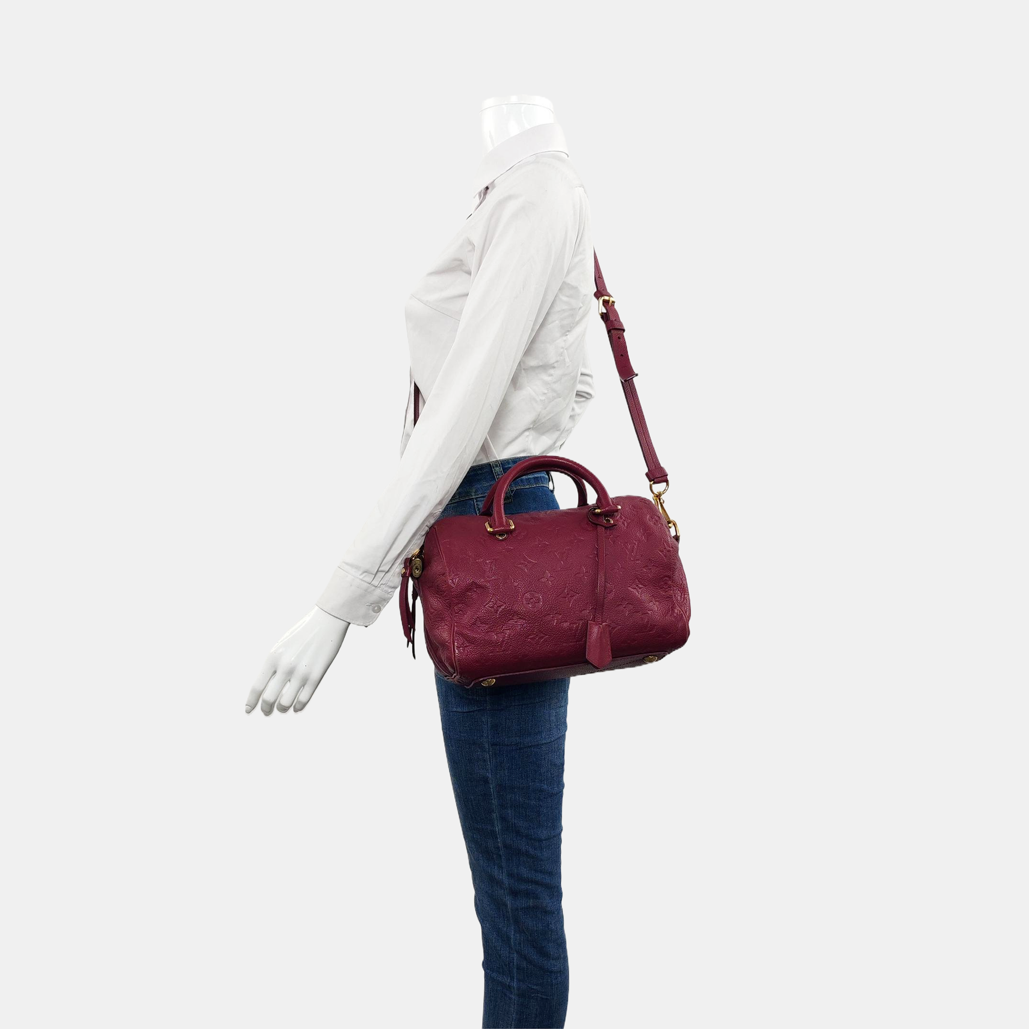 SPEEDY 25 Calfskin Red