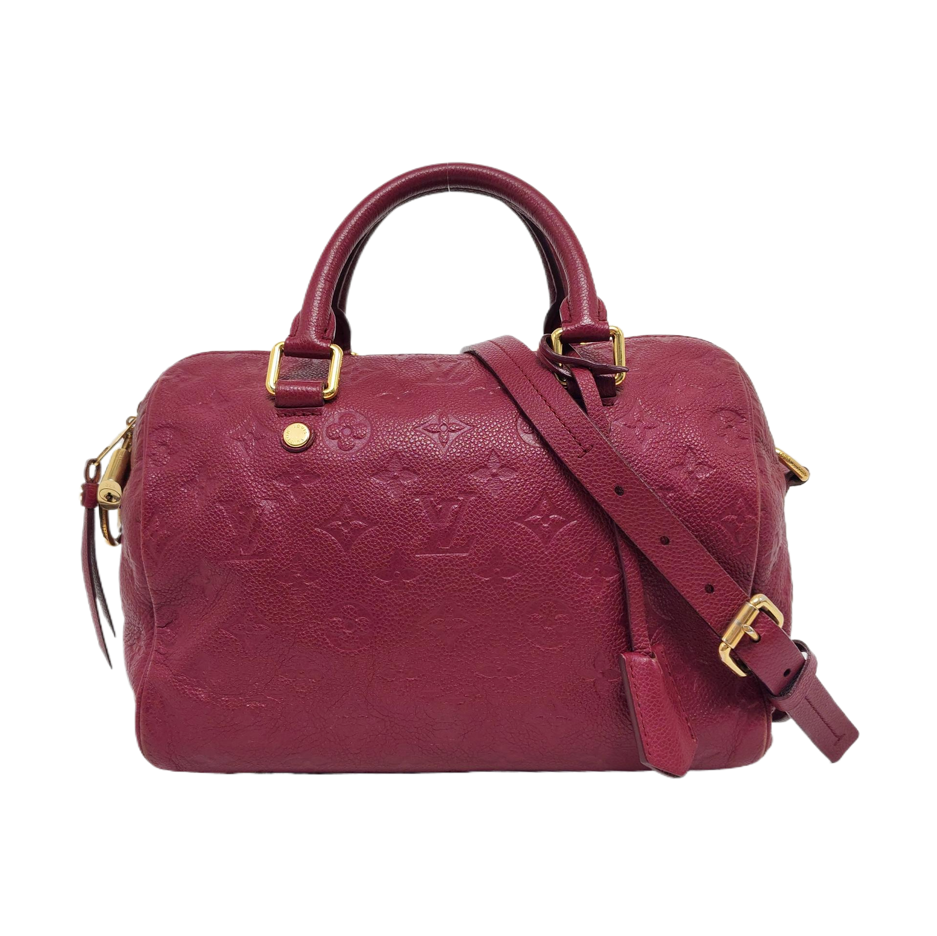 SPEEDY 25 Calfskin Red