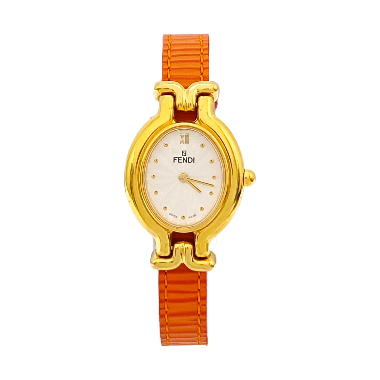 24mm White Quartz Watch