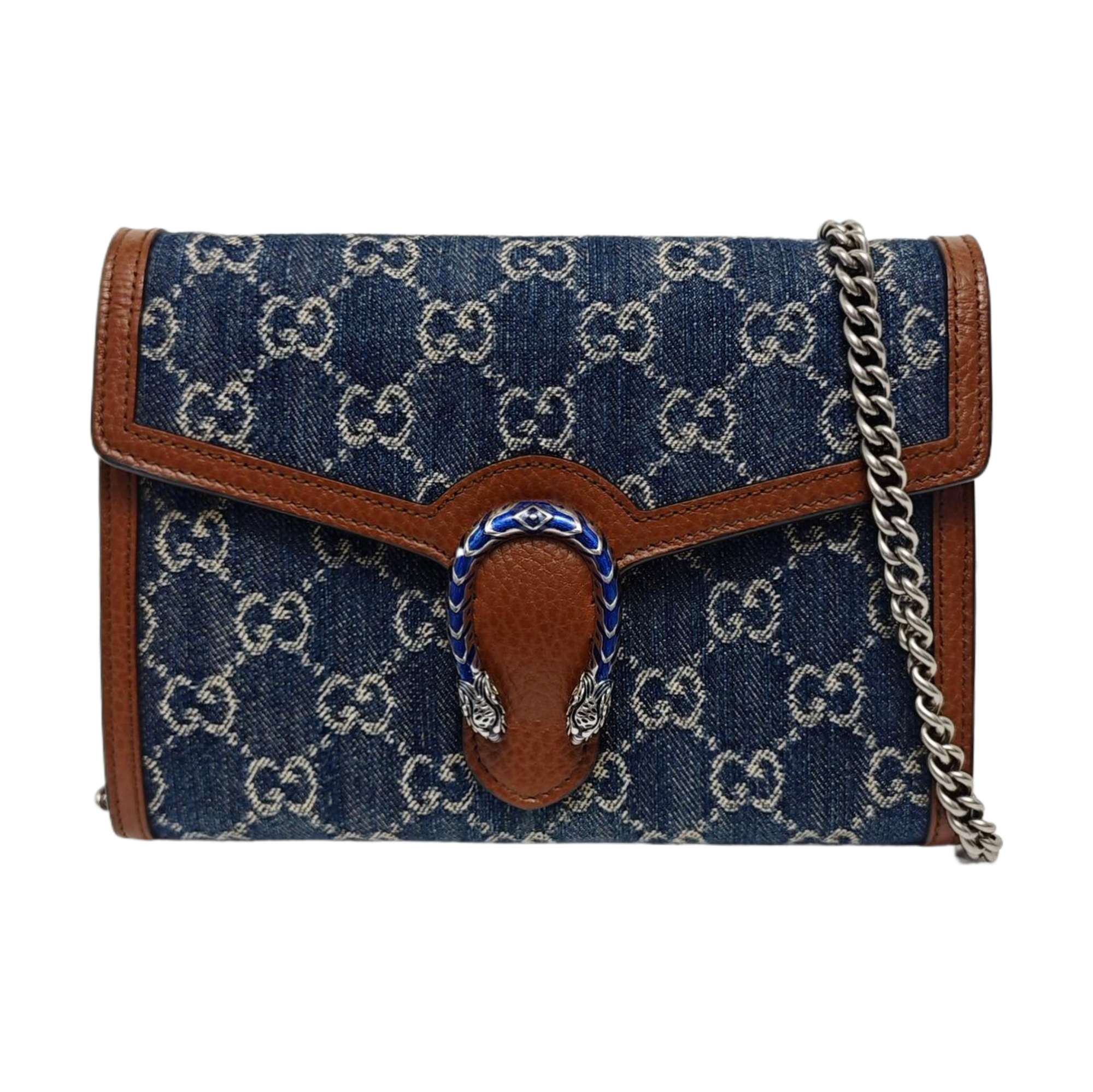 Dionysus Mini Monogram Denim Blue