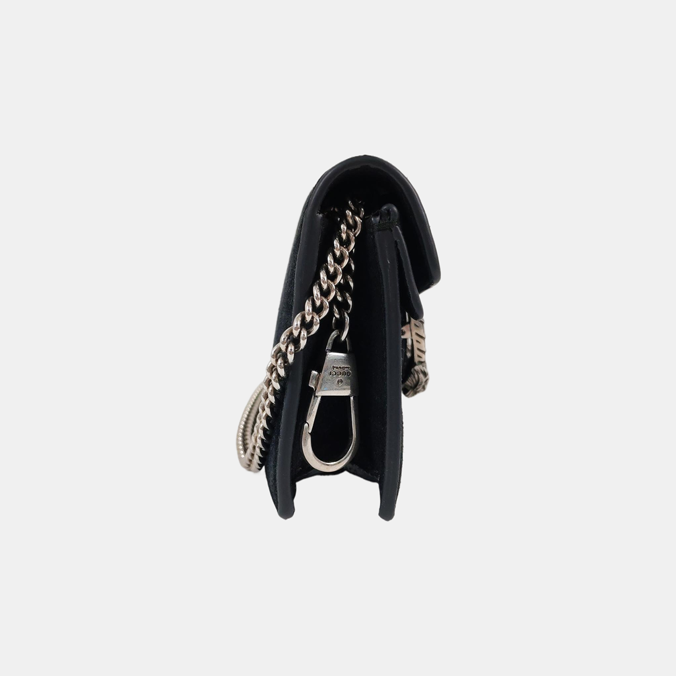 Authenticated pre-owned  Dionysus Super Mini Suede Black - Shoulder Bag at Looply