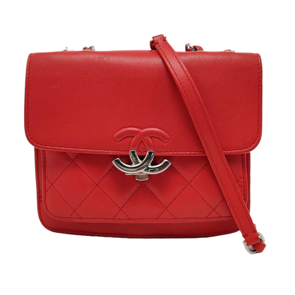 Quilted Lambskin Red