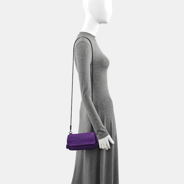 Authenticated pre-owned  Olimpia Lambskin Purple - Shoulder Bag at Looply