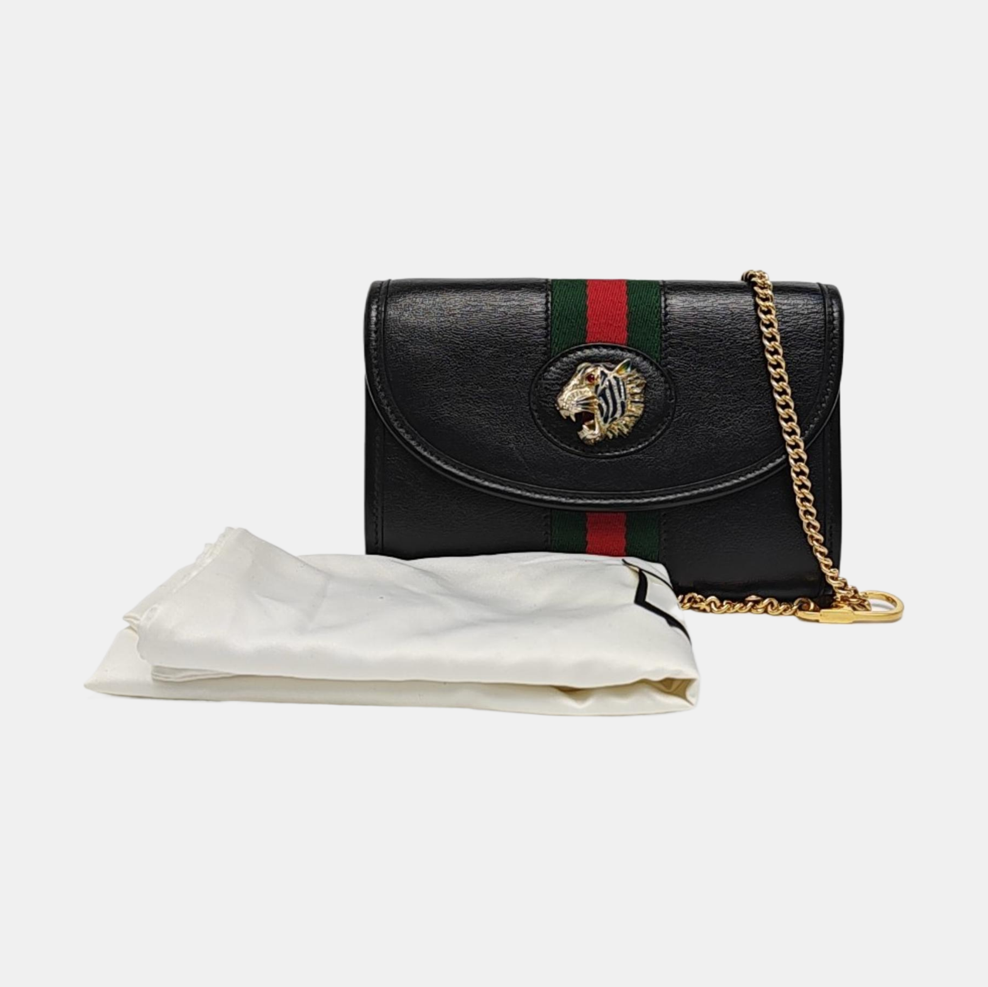 Authenticated pre-owned  Rajah Mini Calfskin Black - Shoulder Bag at Looply